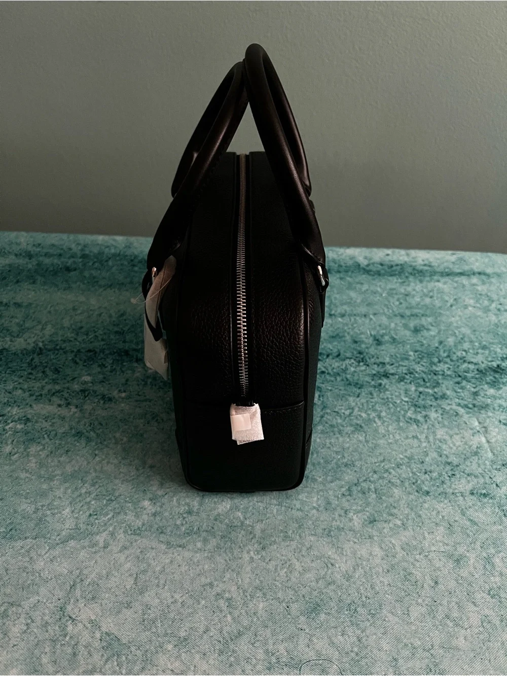 Michael Kors Black Pebbled Leather Satchel